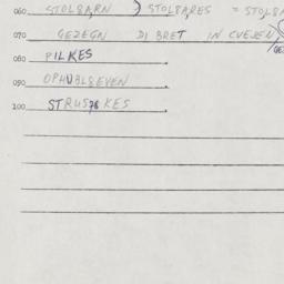 Eastern questionnaire, answ...