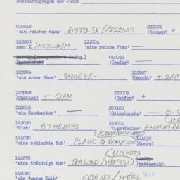 Western questionnaire, answ...