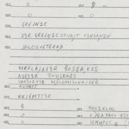 Eastern questionnaire, answ...