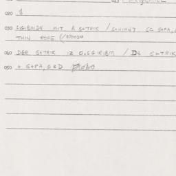 Eastern questionnaire, answ...