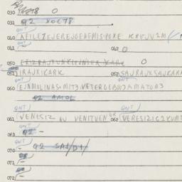 Eastern questionnaire, answ...