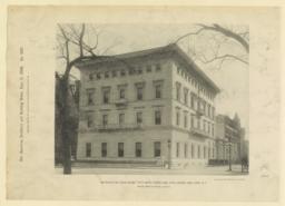 Metropolitan Club-House, Fifty-ninth Street and Fifth Avenue, New York, N. Y. McKim, Mead & White, Architects