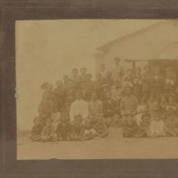 Gathering of Tibetan men wi...