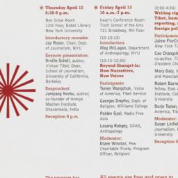 Program of a Conference hel...