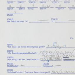 Western questionnaire, answ...