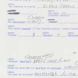 Western questionnaire, answ...