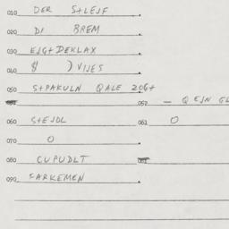 Eastern questionnaire, answ...