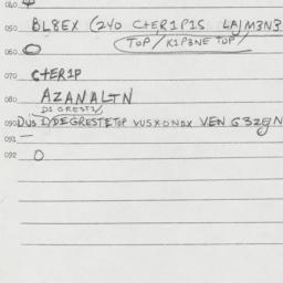 Eastern questionnaire, answ...
