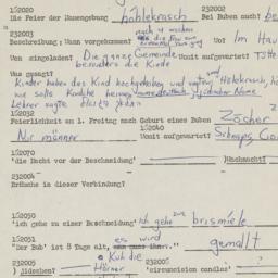 Western questionnaire, answ...