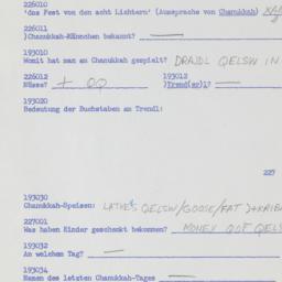 Western questionnaire, answ...