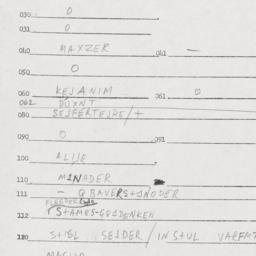 Eastern questionnaire, answ...