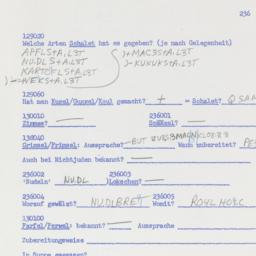 Western questionnaire, answ...