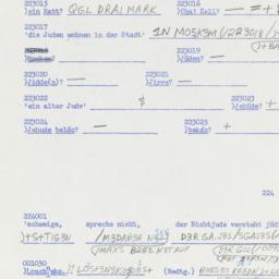 Western questionnaire, answ...