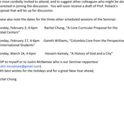 Announcements, 2014-02-07. ...