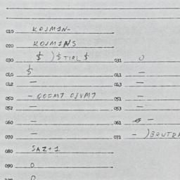 Eastern questionnaire, answ...