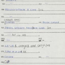 Eastern questionnaire, answ...