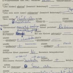 Western questionnaire, answ...