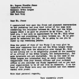 Letter from Gunnar Myrdal t...