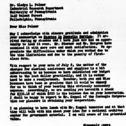 Letter from Samuel A. Stouf...