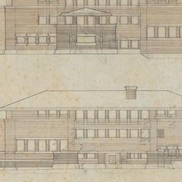 Front, rear elevations