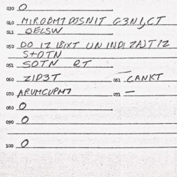 Eastern questionnaire, answ...