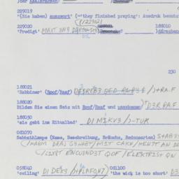 Western questionnaire, answ...