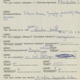 Western questionnaire, answ...