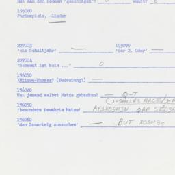 Western questionnaire, answ...