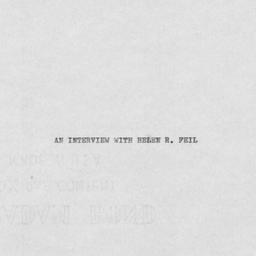 Reminiscences of Helen R. F...