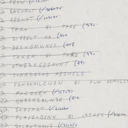 Eastern questionnaire, answ...