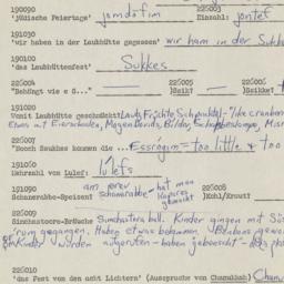 Western questionnaire, answ...