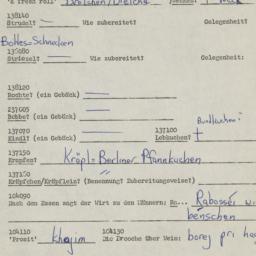 Western questionnaire, answ...