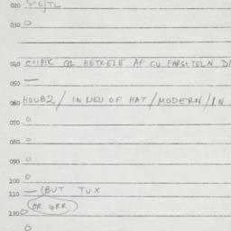 Eastern questionnaire, answ...