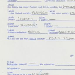 Western questionnaire, answ...