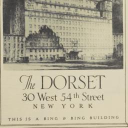 The
    Dorset, 30 W. 54 St...
