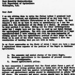 Letter from Gunnar Myrdal t...
