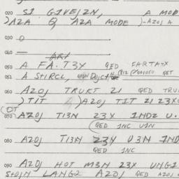 Eastern questionnaire, answ...