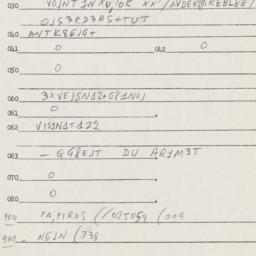 Eastern questionnaire, answ...