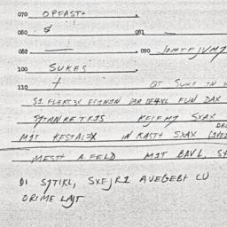 Eastern questionnaire, answ...