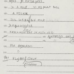 Eastern questionnaire, answ...