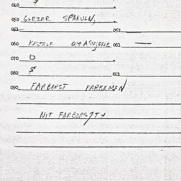 Eastern questionnaire, answ...