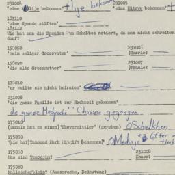 Western questionnaire, answ...