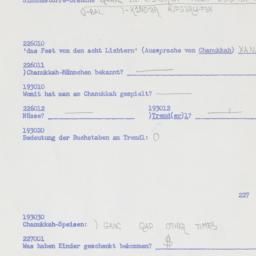 Western questionnaire, answ...