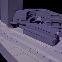 Model, exterior view.