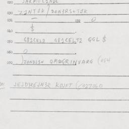 Eastern questionnaire, answ...