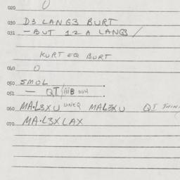 Eastern questionnaire, answ...