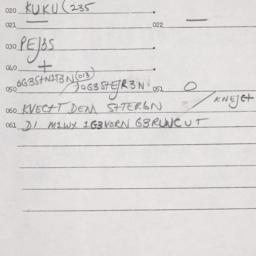 Eastern questionnaire, answ...