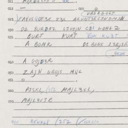 Eastern questionnaire, answ...