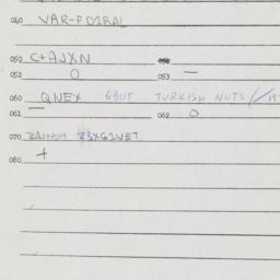 Eastern questionnaire, answ...
