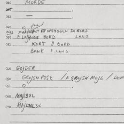 Eastern questionnaire, answ...